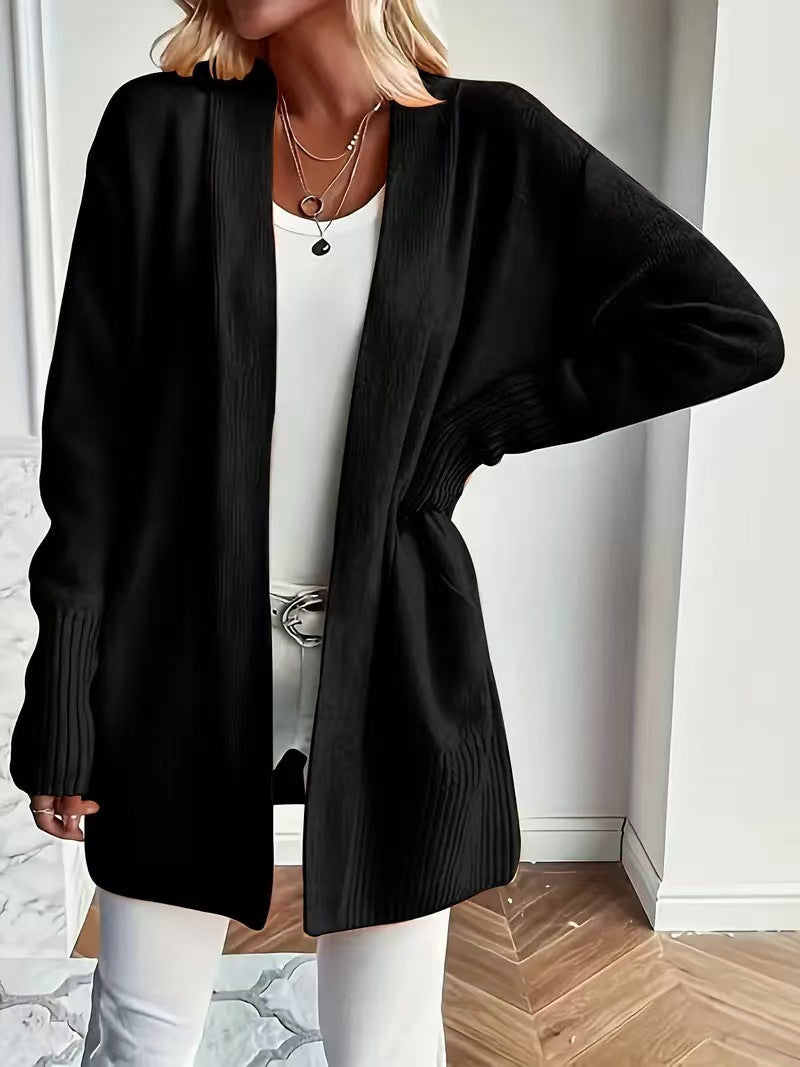 Women's Solid Color Knit Casual Simple Cardigan