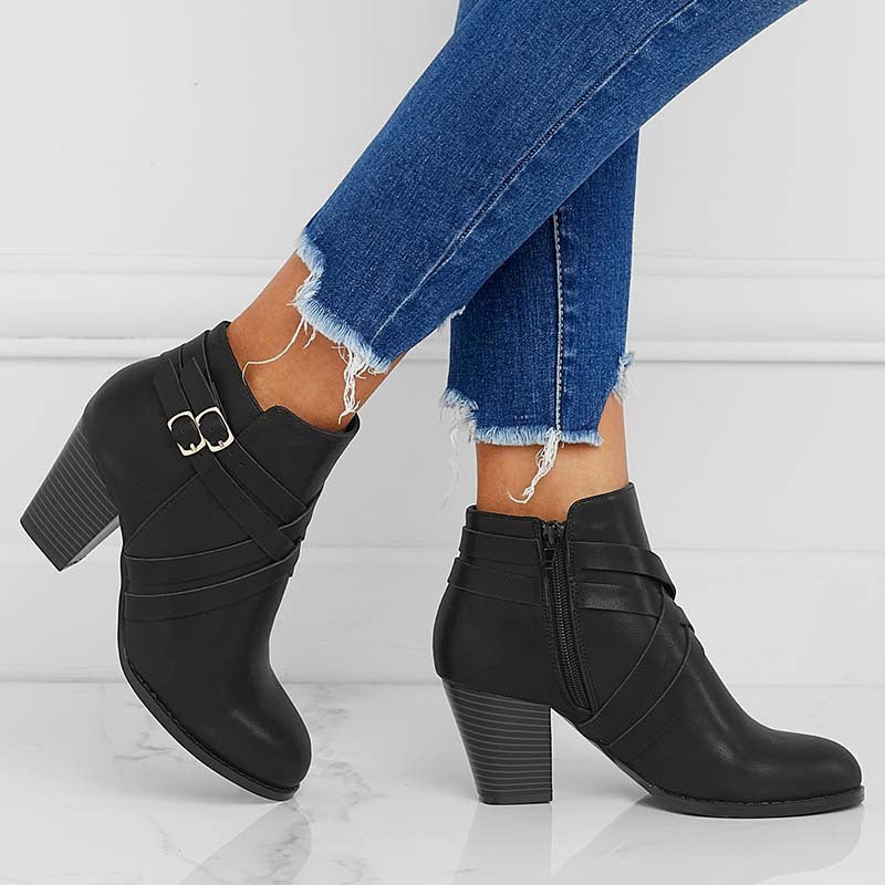 Short Boots Plus Size Height Increasing