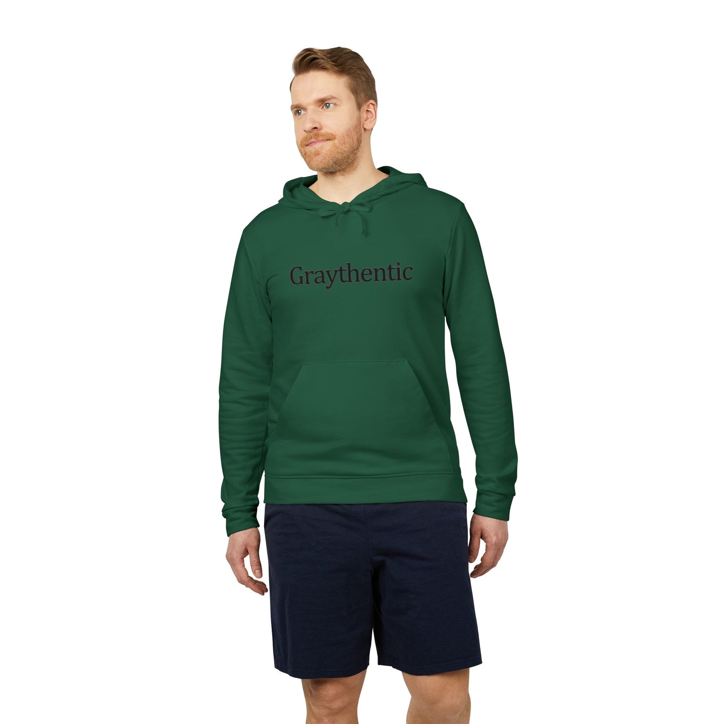 adidas Unisex Fleece Hoodie "Graythentic"