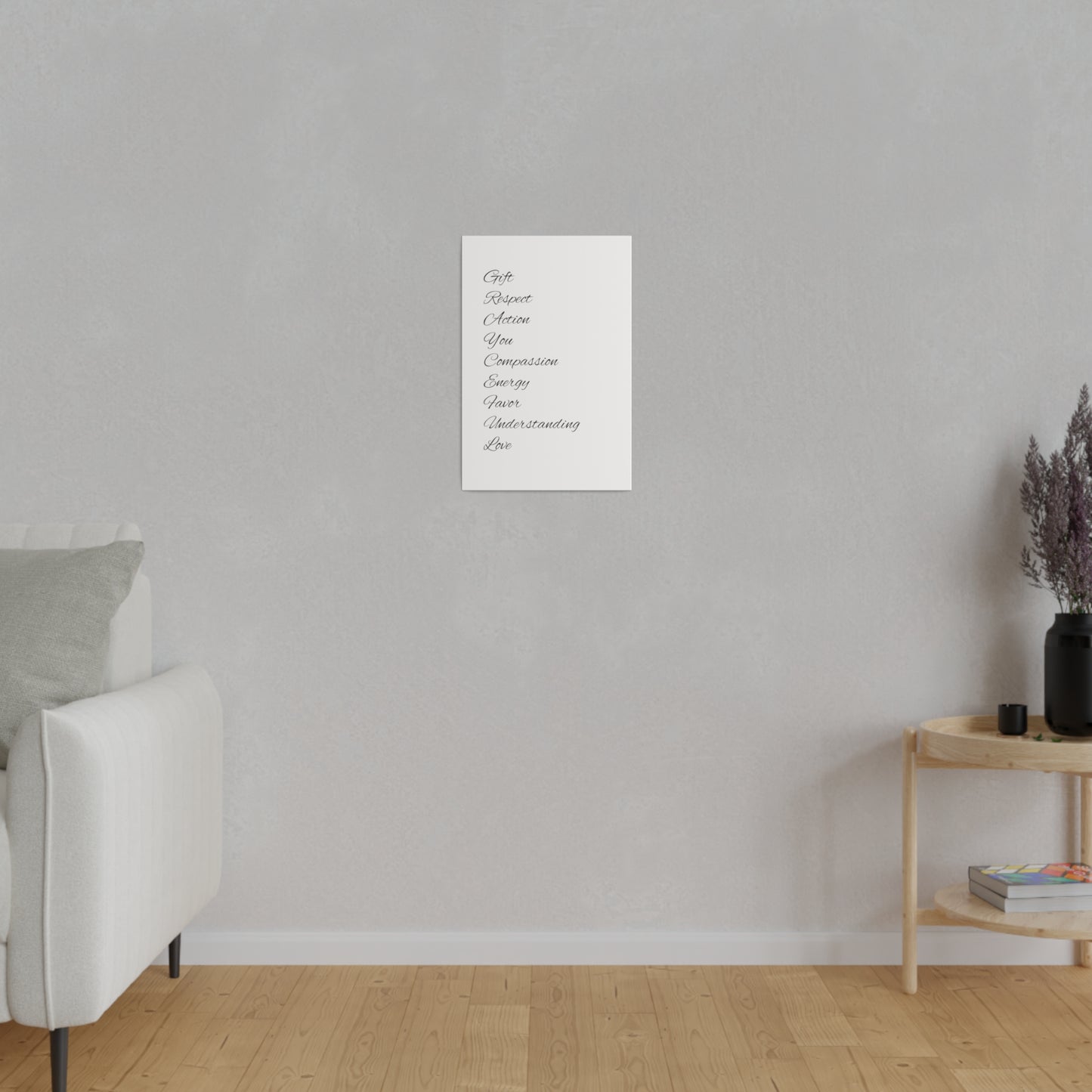 Matte Canvas, Stretched, 0.75"