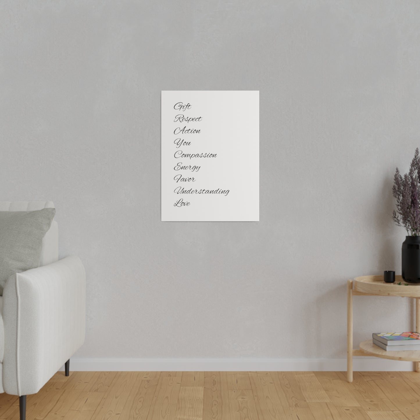 Matte Canvas, Stretched, 0.75"