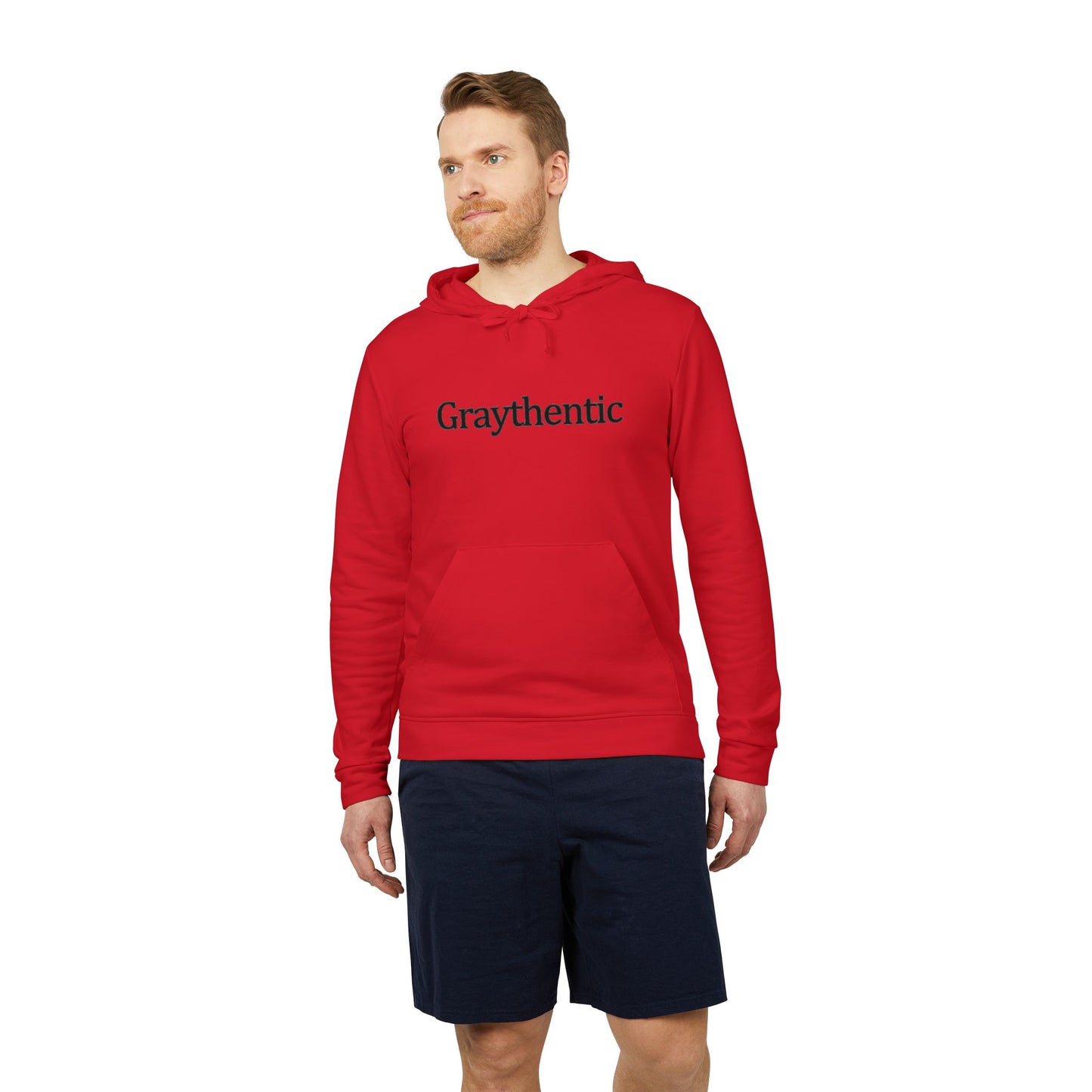 adidas Unisex Fleece Hoodie "Graythentic"