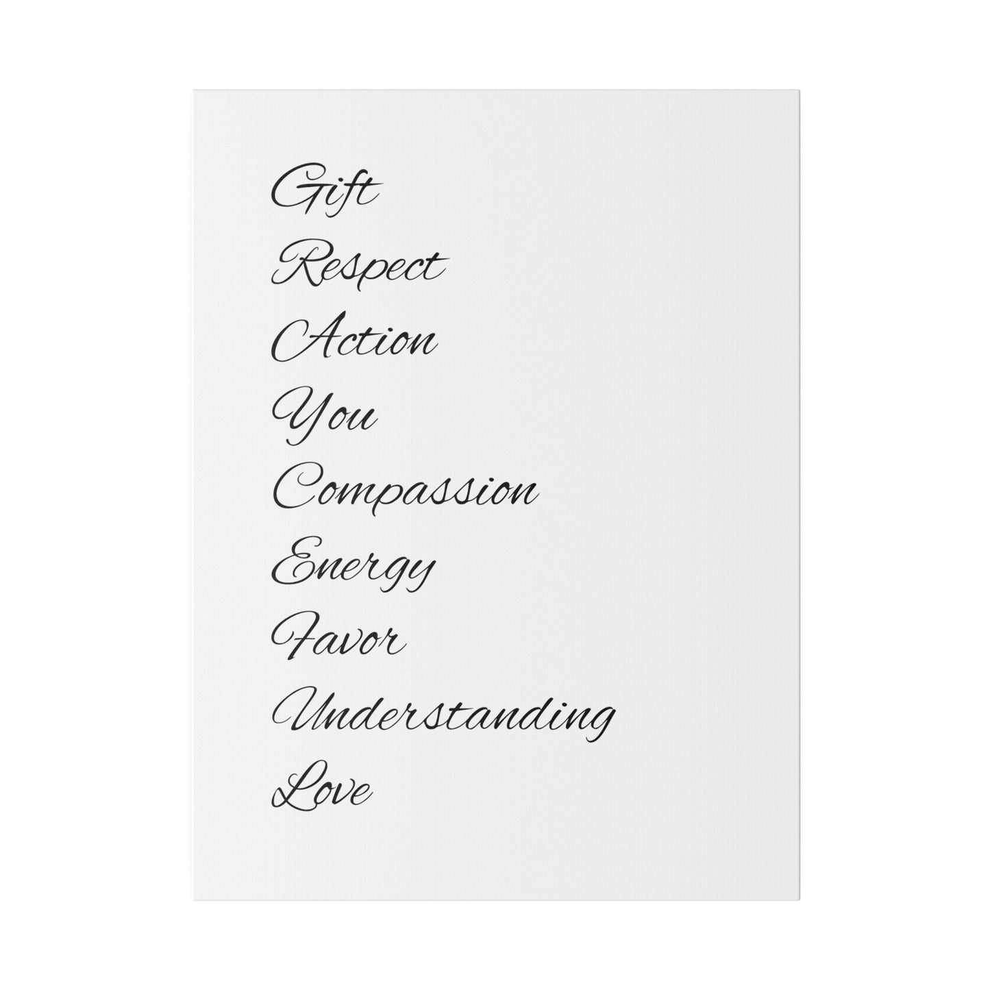 Matte Canvas, Stretched, 0.75"