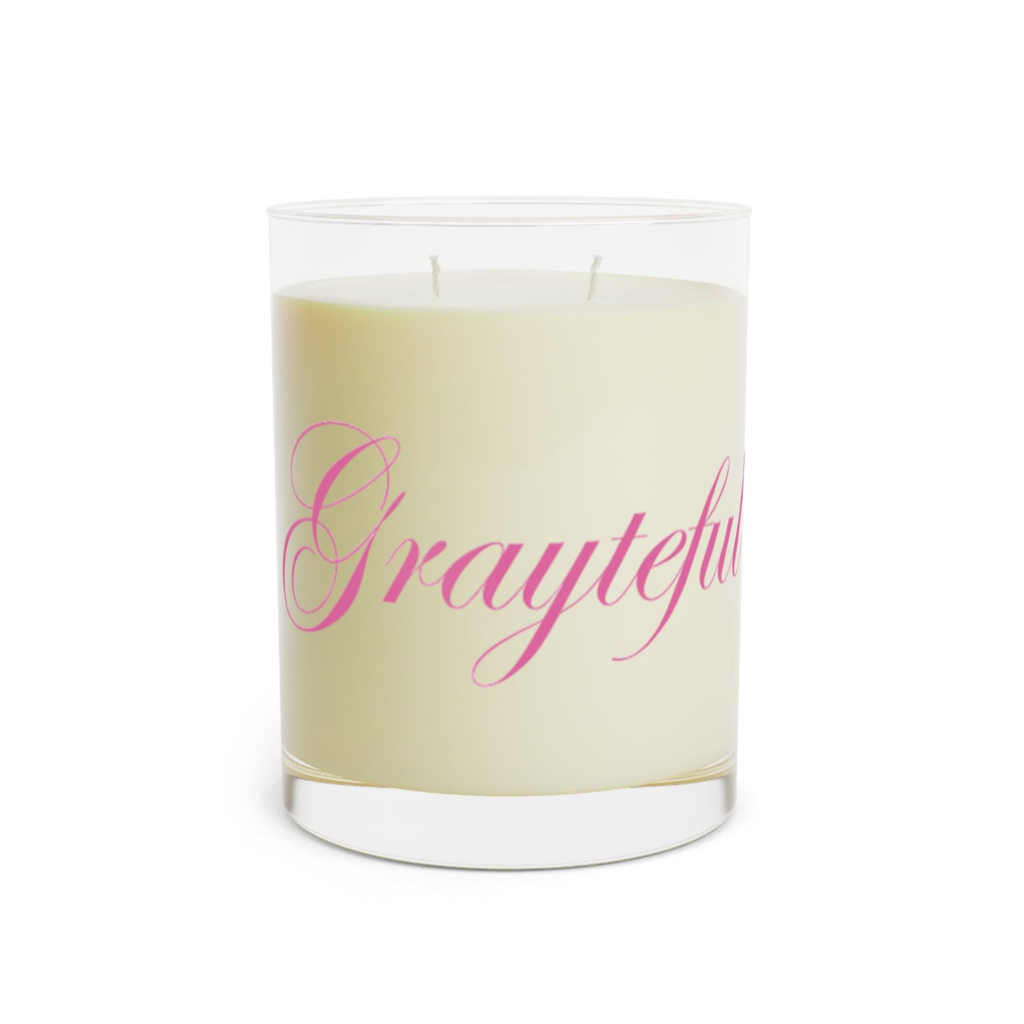 Grayteful Scented Candle - 11oz Full Glass for Relaxation & Celebration