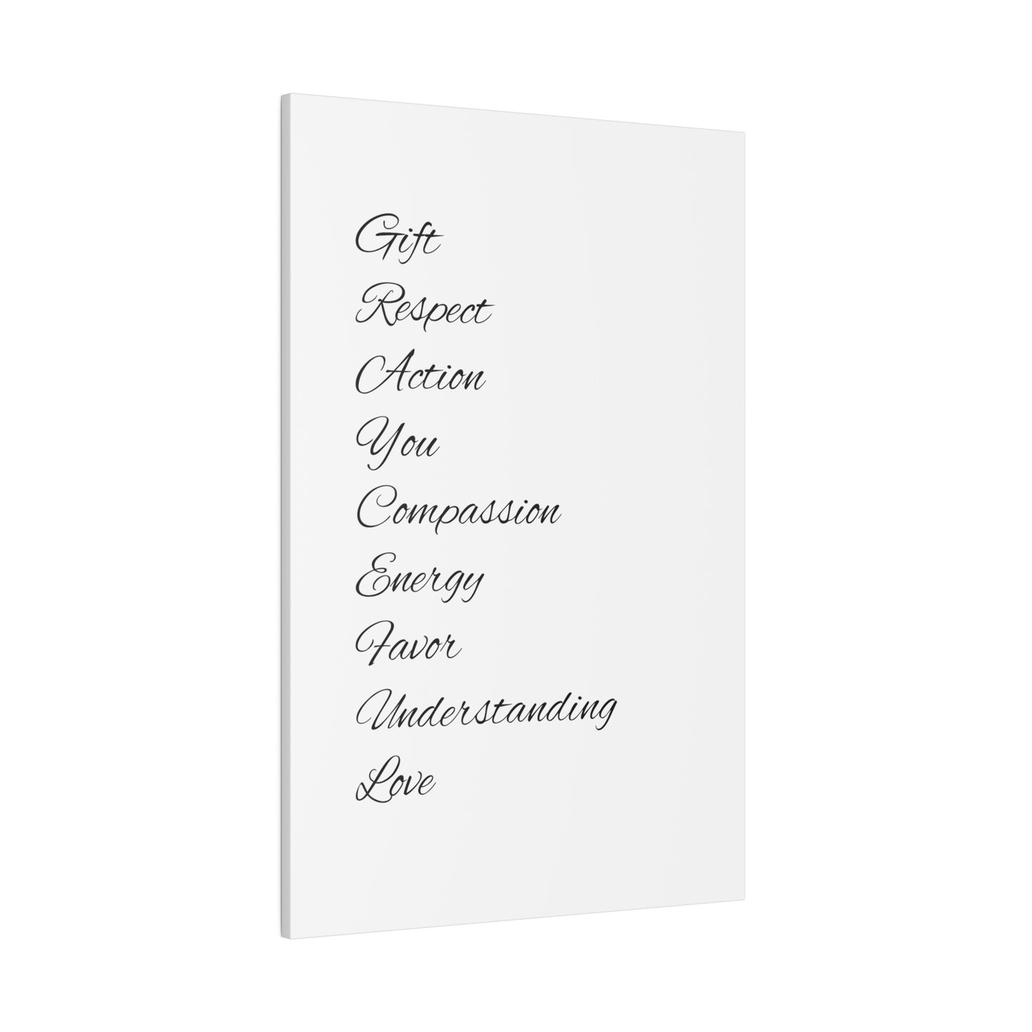 Matte Canvas, Stretched, 0.75"