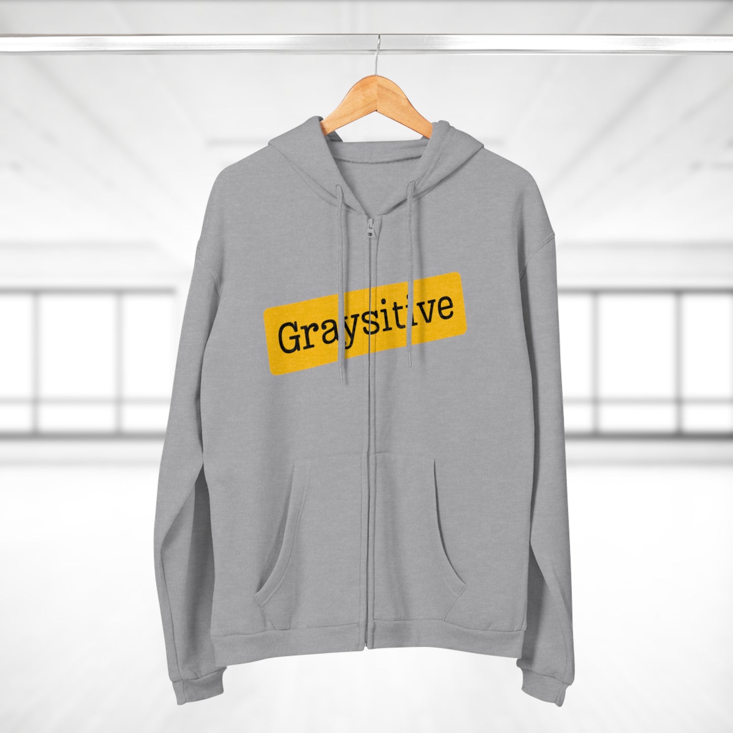 Unisex Hooded Zip Sweatshirt