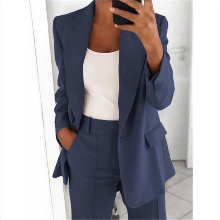 Polo Collar Cardigan Graceful Suit Jacket