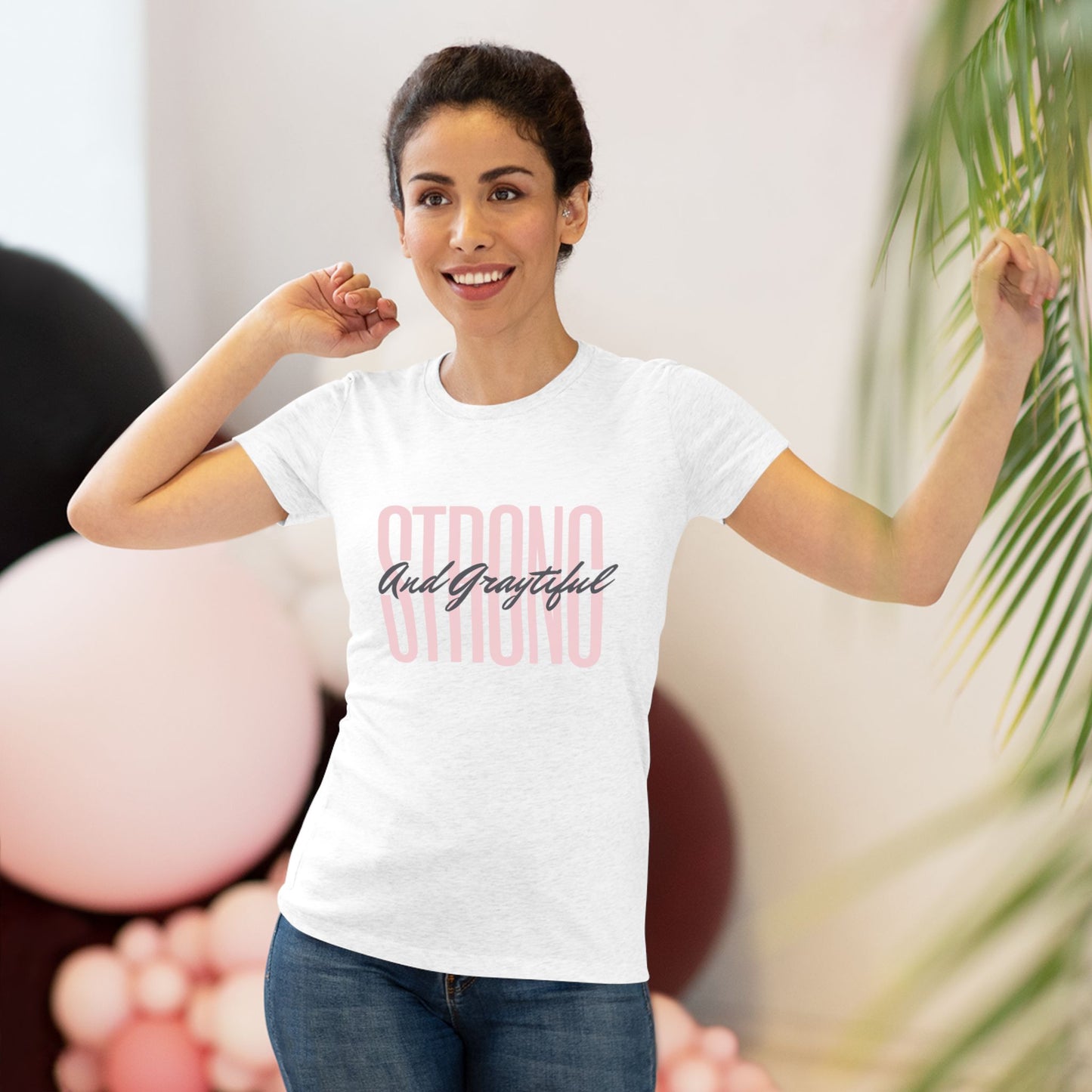 Strong and Graytiful Women's Triblend Tee
