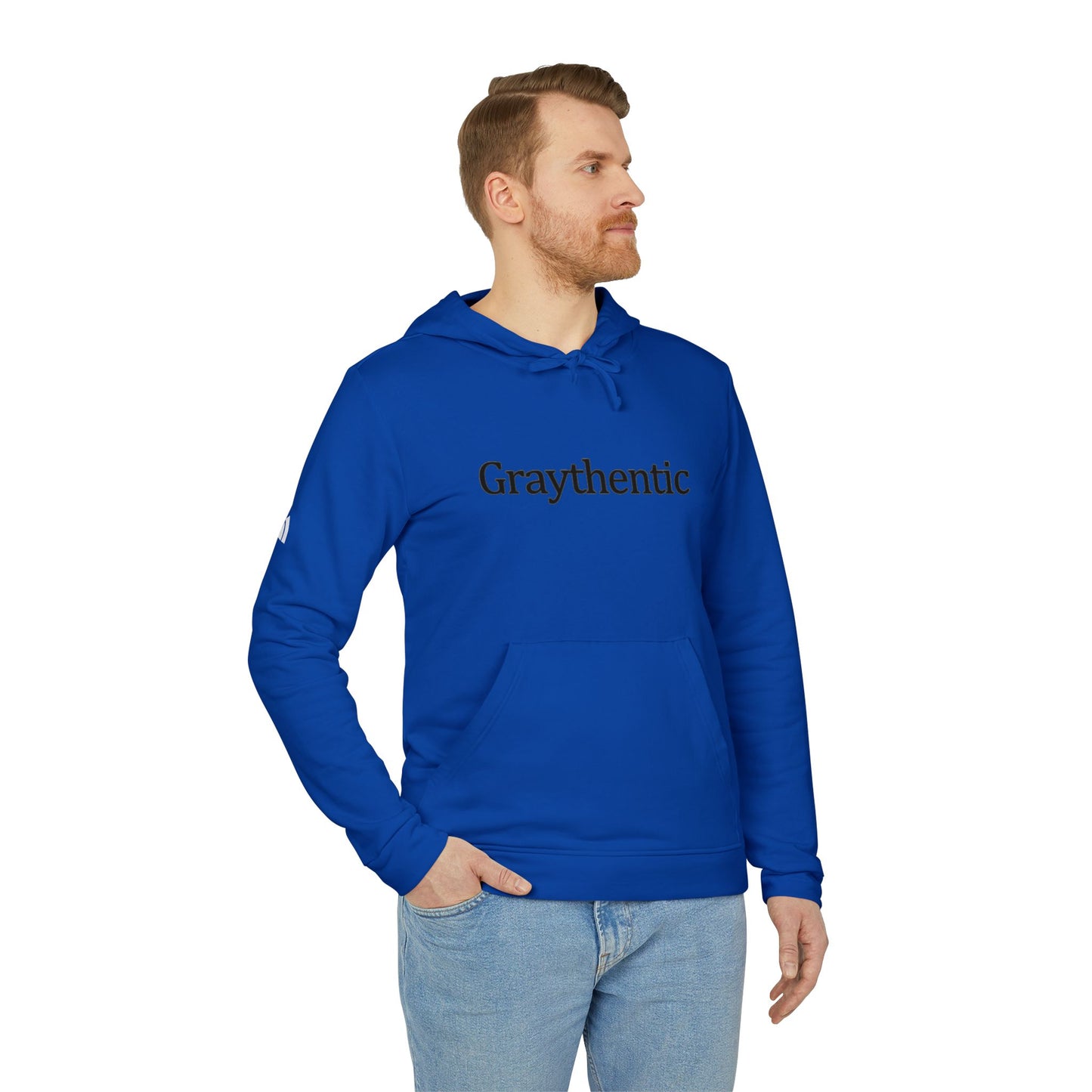 adidas Unisex Fleece Hoodie "Graythentic"