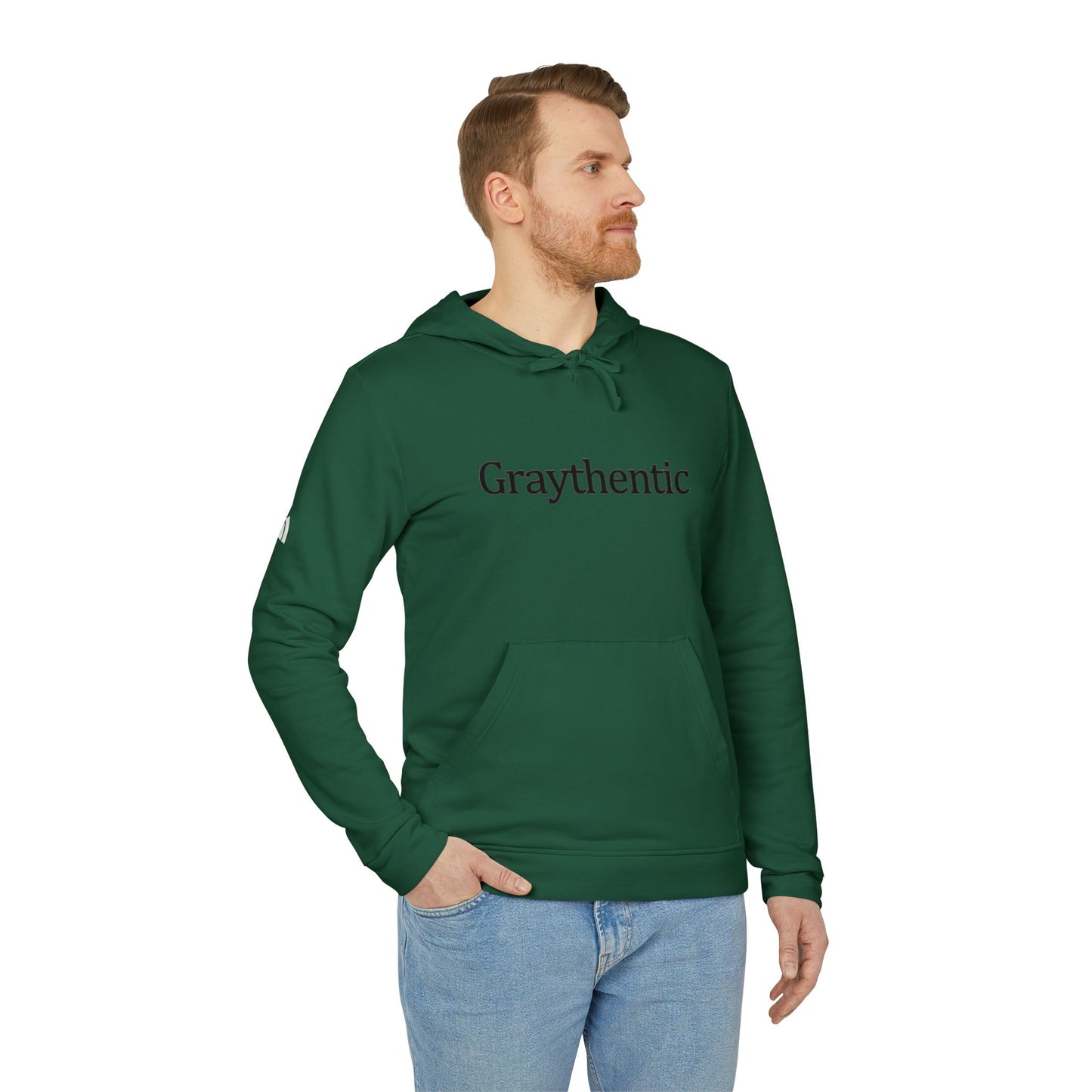 adidas Unisex Fleece Hoodie "Graythentic"