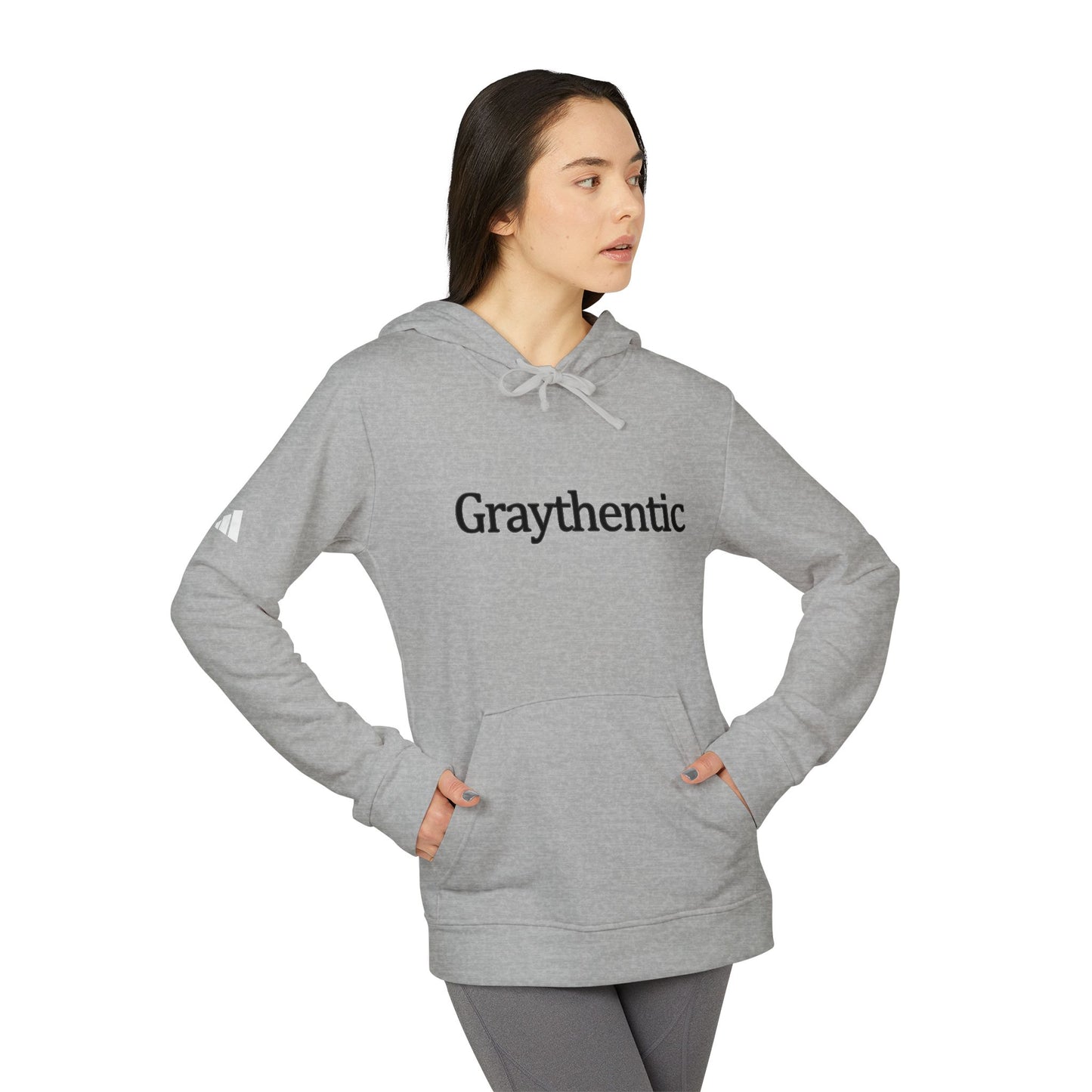 adidas Unisex Fleece Hoodie "Graythentic"