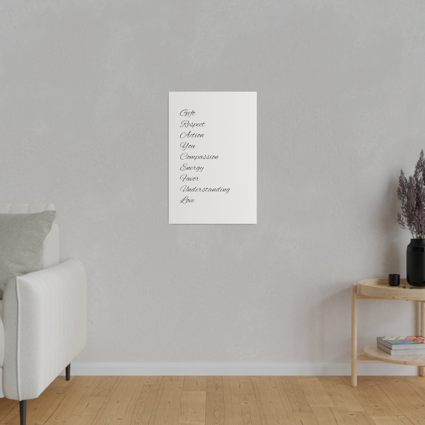 Matte Canvas, Stretched, 0.75"