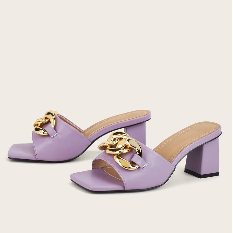 Elegant And Intellectual Female Sandals