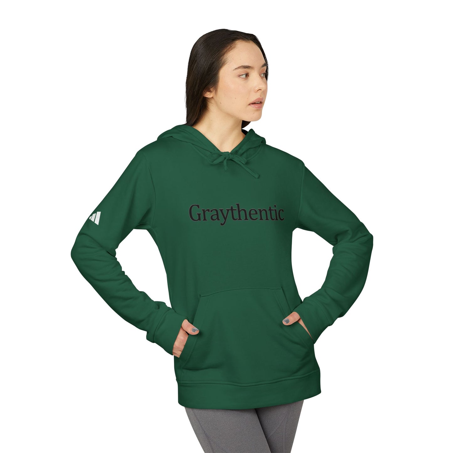adidas Unisex Fleece Hoodie "Graythentic"