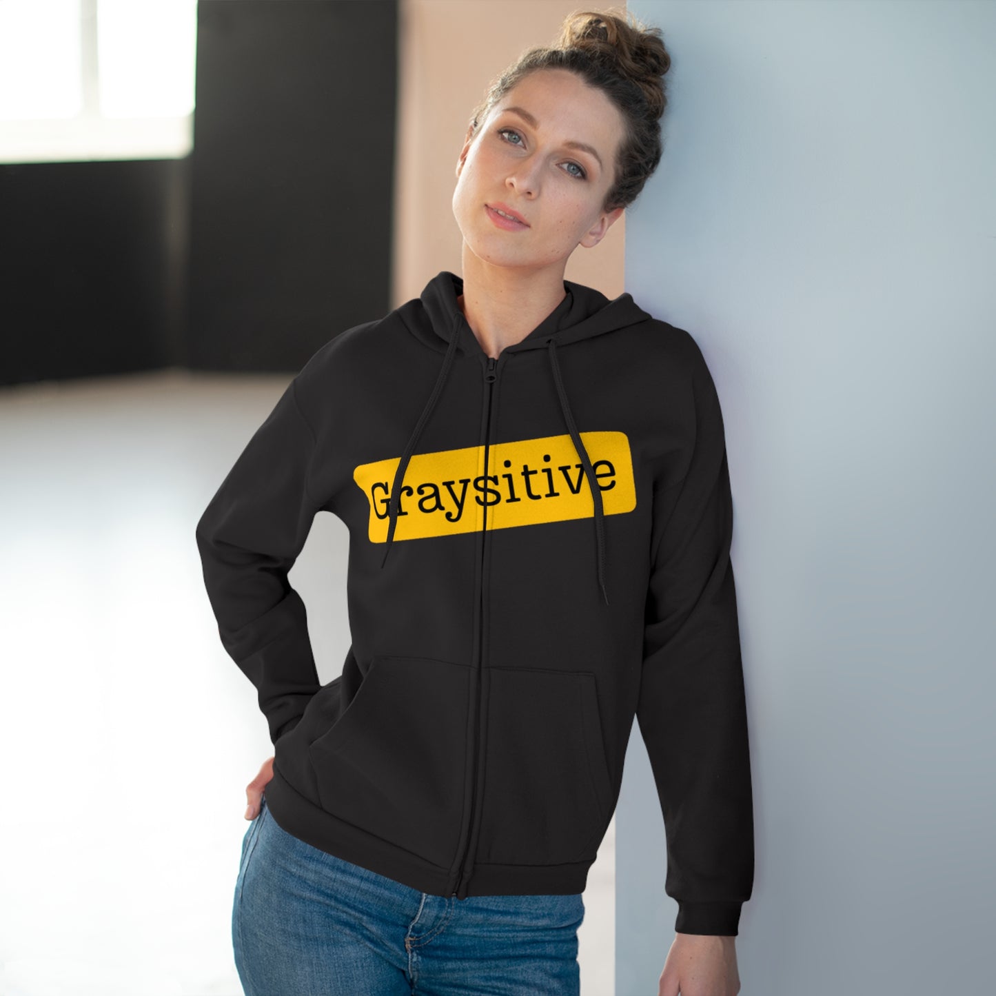 Unisex Hooded Zip Sweatshirt