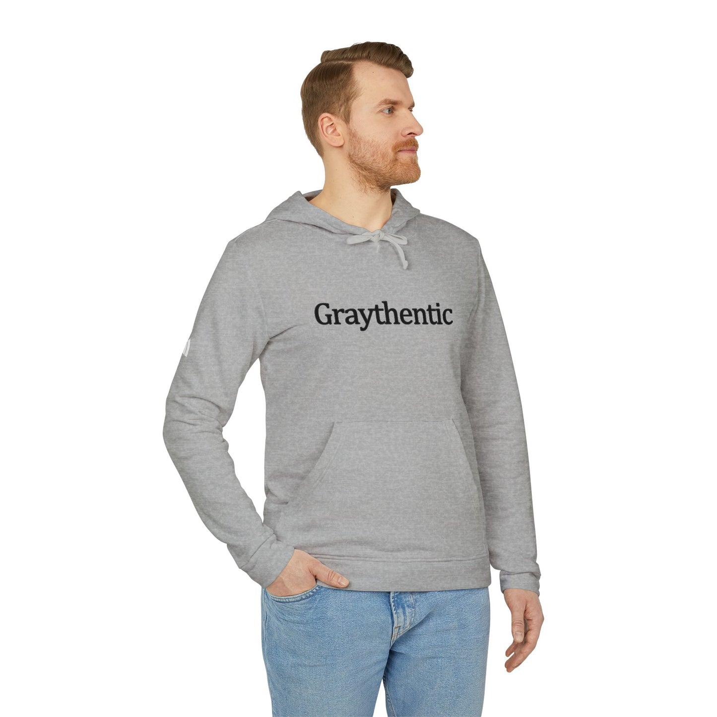 adidas Unisex Fleece Hoodie "Graythentic"