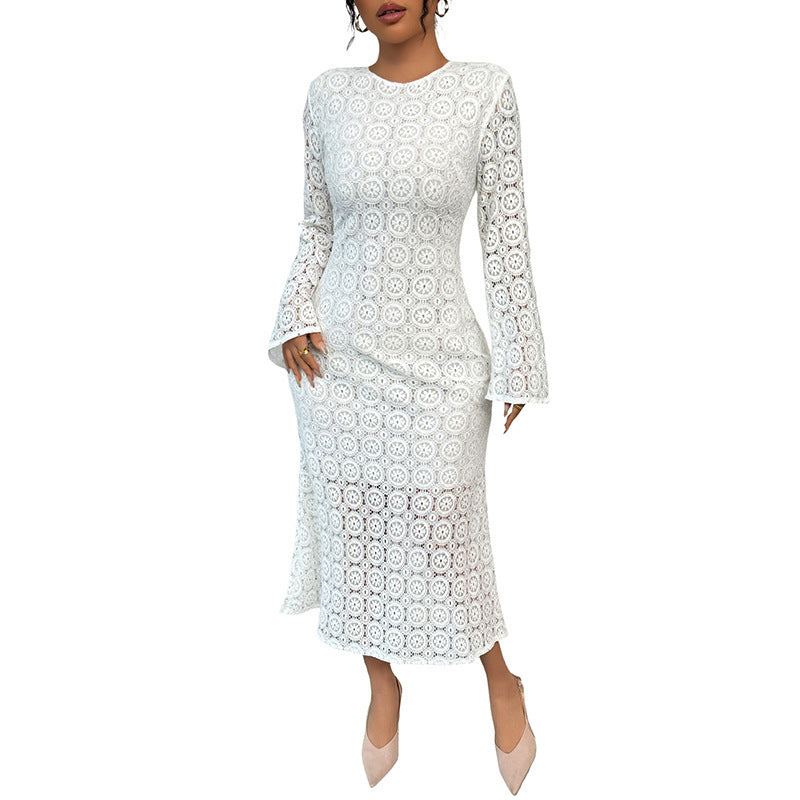 Lace Slim Fishtail Female Dress