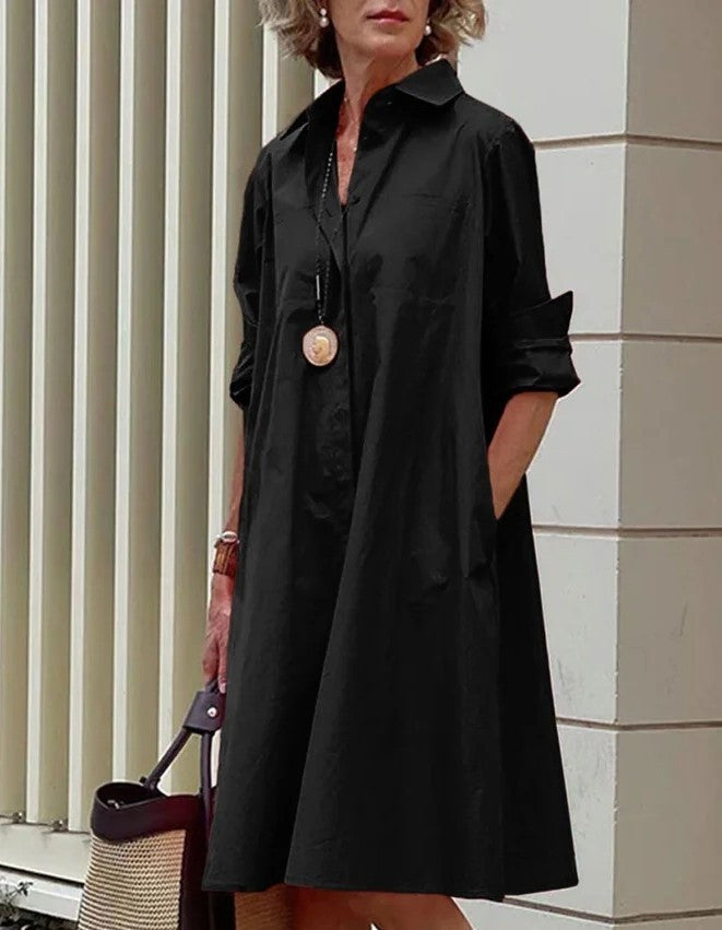 Printed Mid-length Dress
