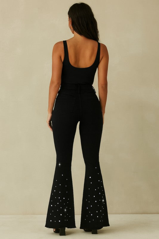 Starlit Glam Bell Bottom Jeans