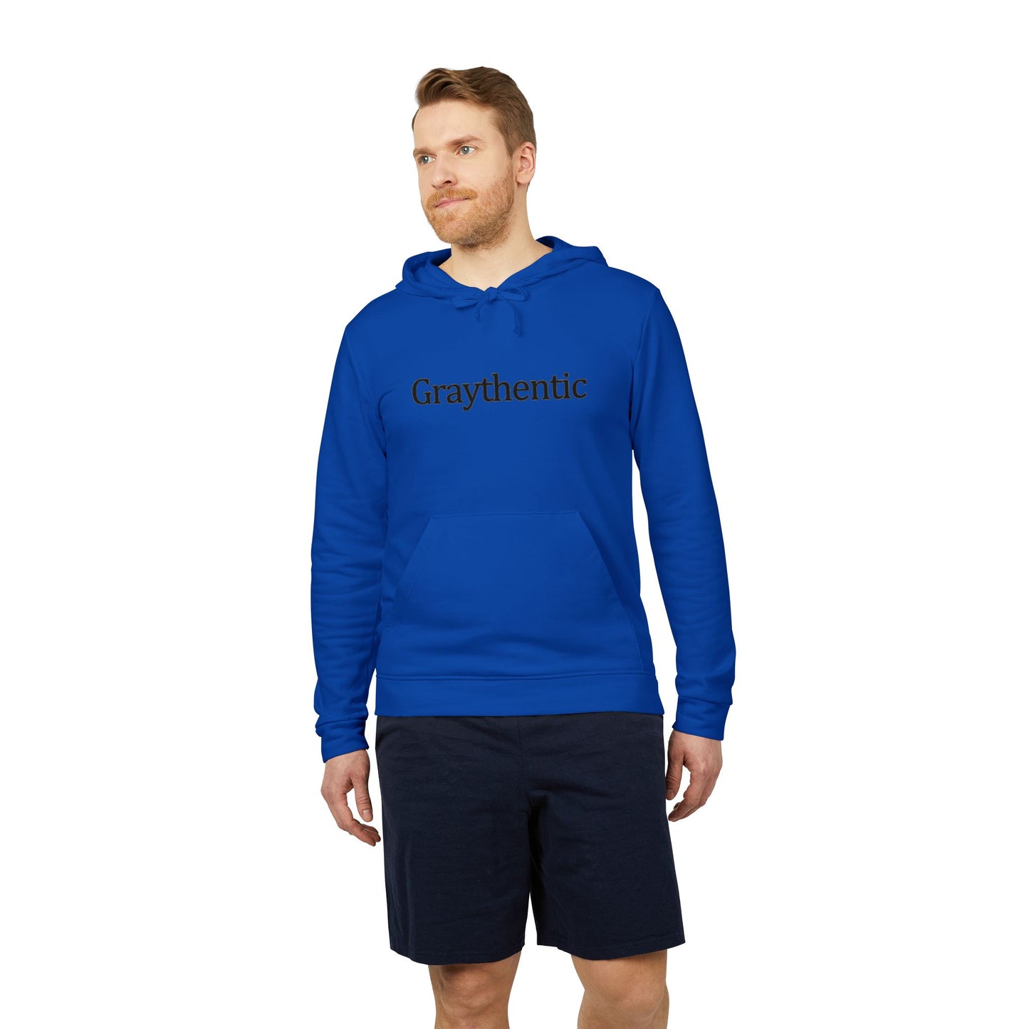 adidas Unisex Fleece Hoodie "Graythentic"