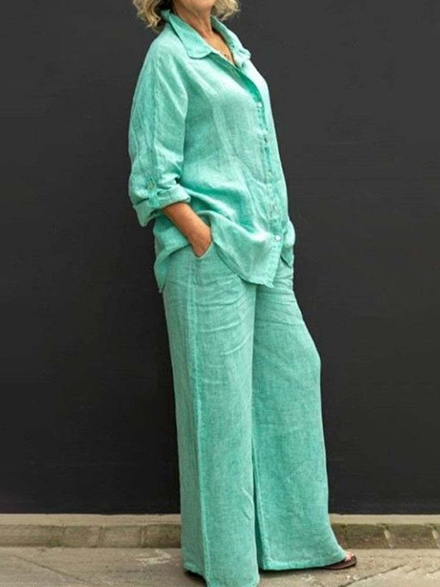 Women's Casual Urban Shirt Set
