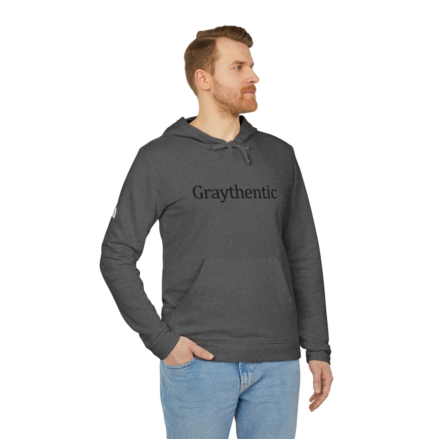 adidas Unisex Fleece Hoodie "Graythentic"