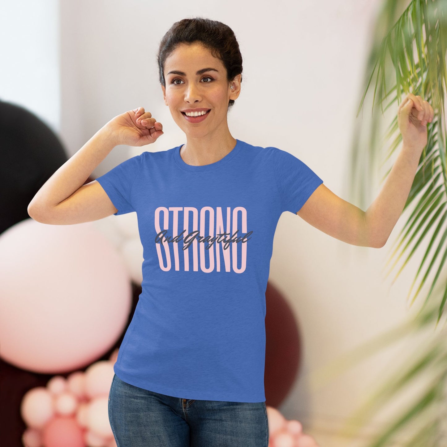 Strong and Graytiful Women's Triblend Tee