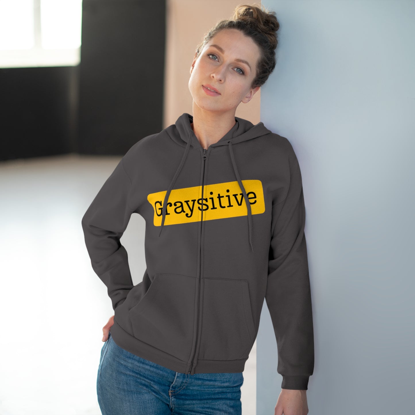 Unisex Hooded Zip Sweatshirt