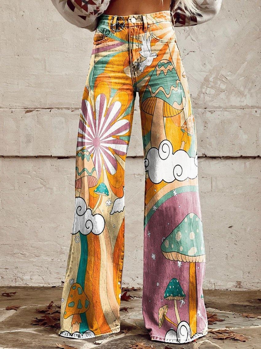 Plus Size Women's Casual Pants Thin Imitation Jeans