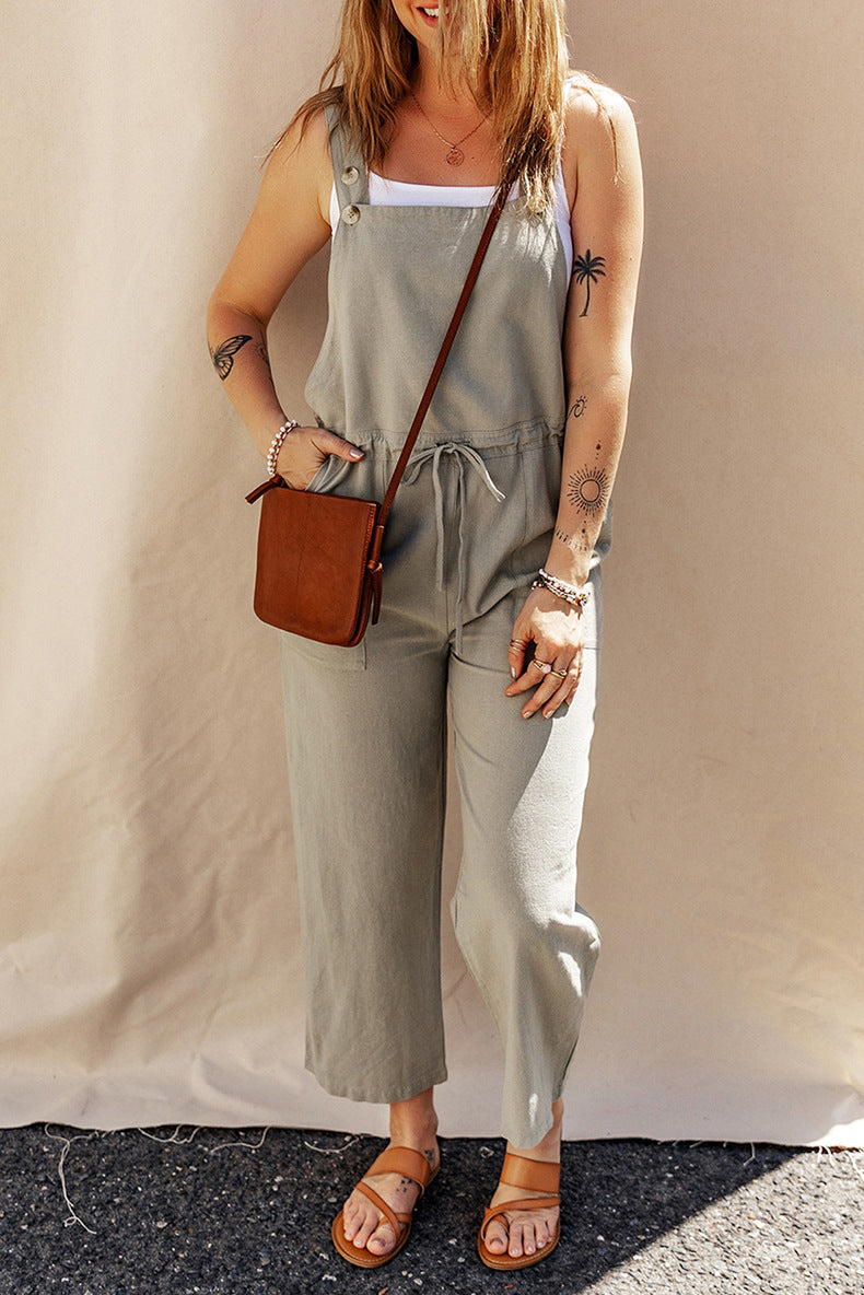Camisole Jumpsuit Loose Sleeveless