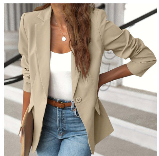 Long Sleeve Cardigan Suit Jacket