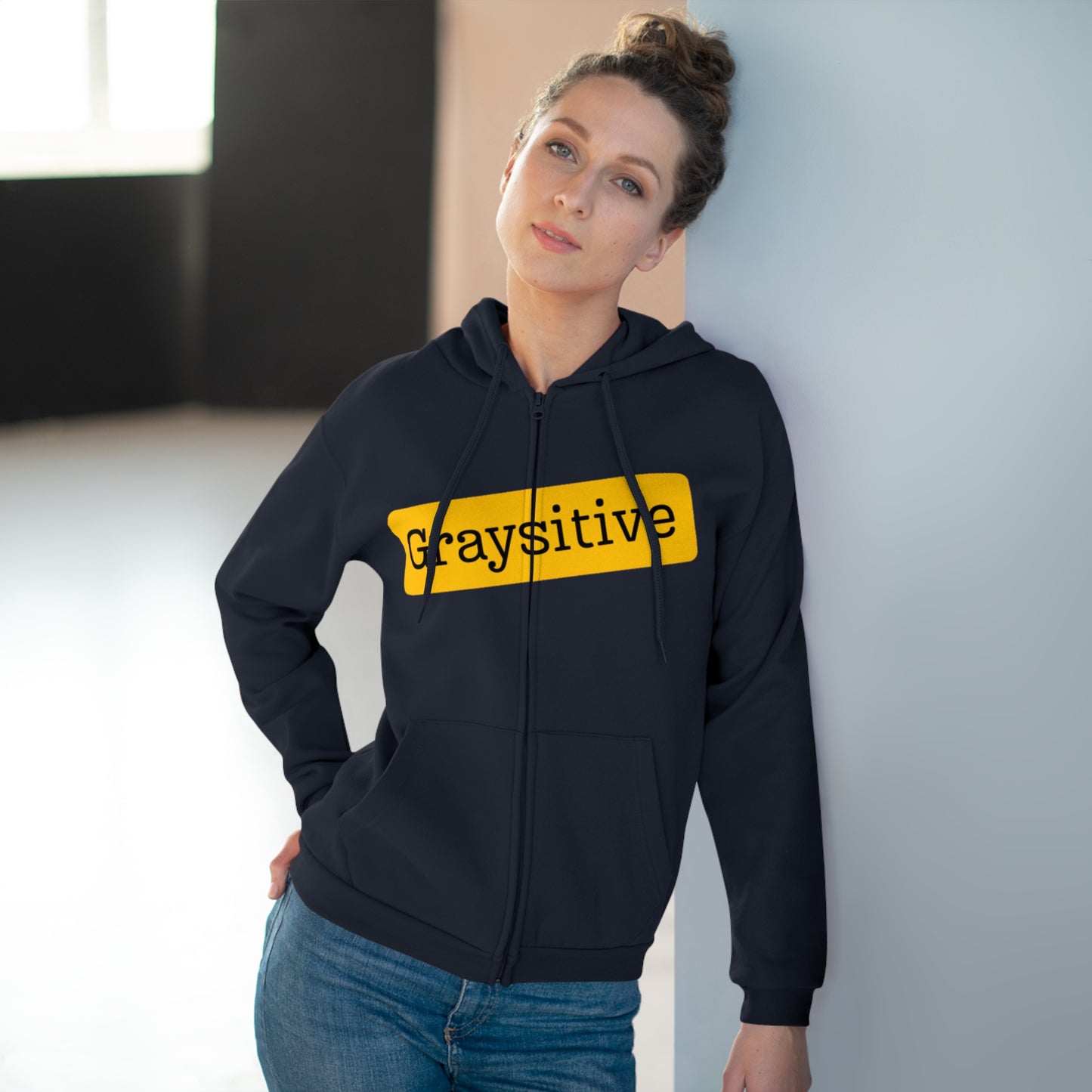 Unisex Hooded Zip Sweatshirt