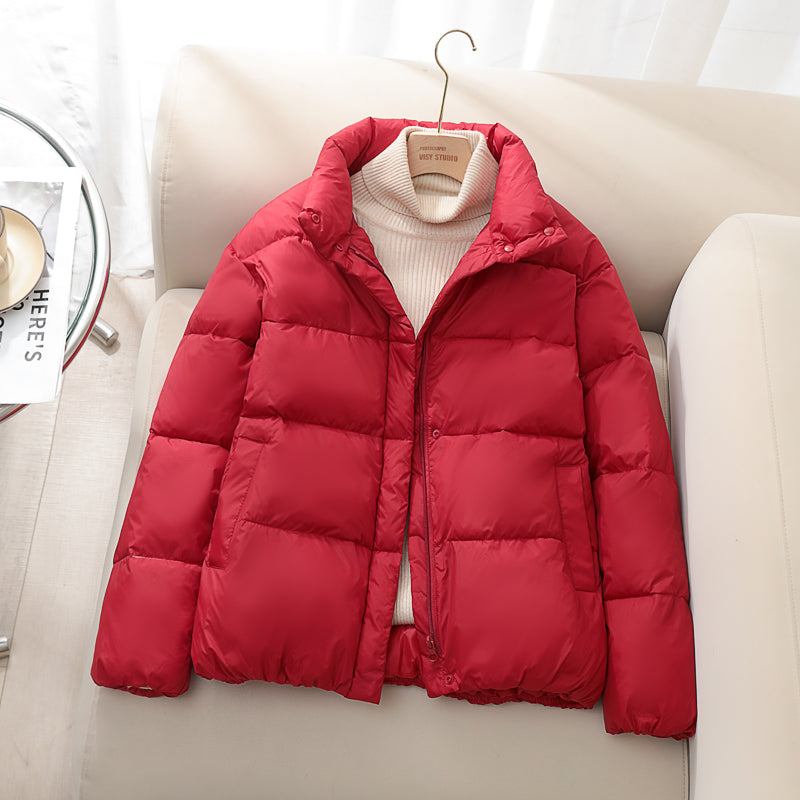 Bread-style Jacket Padded Short Puffer Coat
