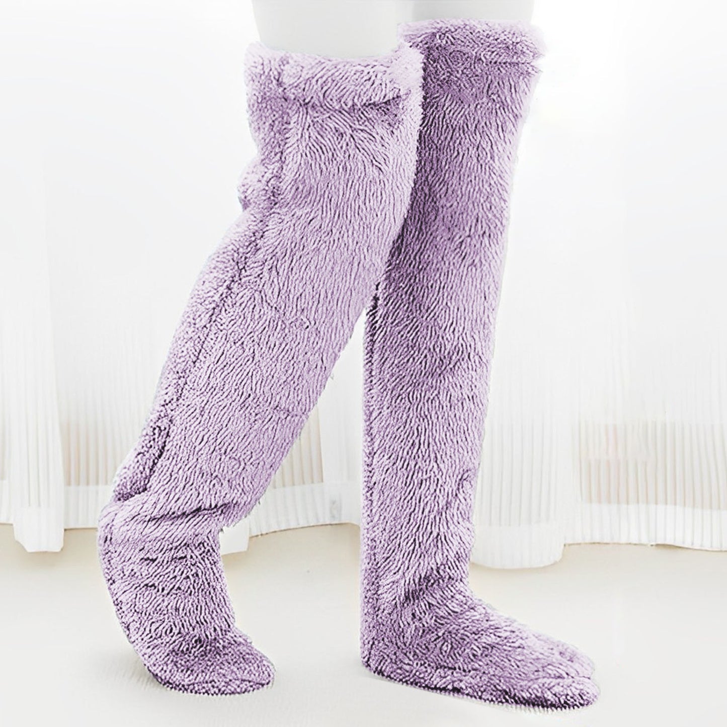 Vacuum Packaging Goose Down Leg Socks