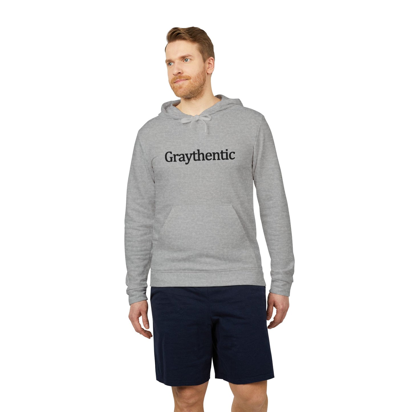 adidas Unisex Fleece Hoodie "Graythentic"
