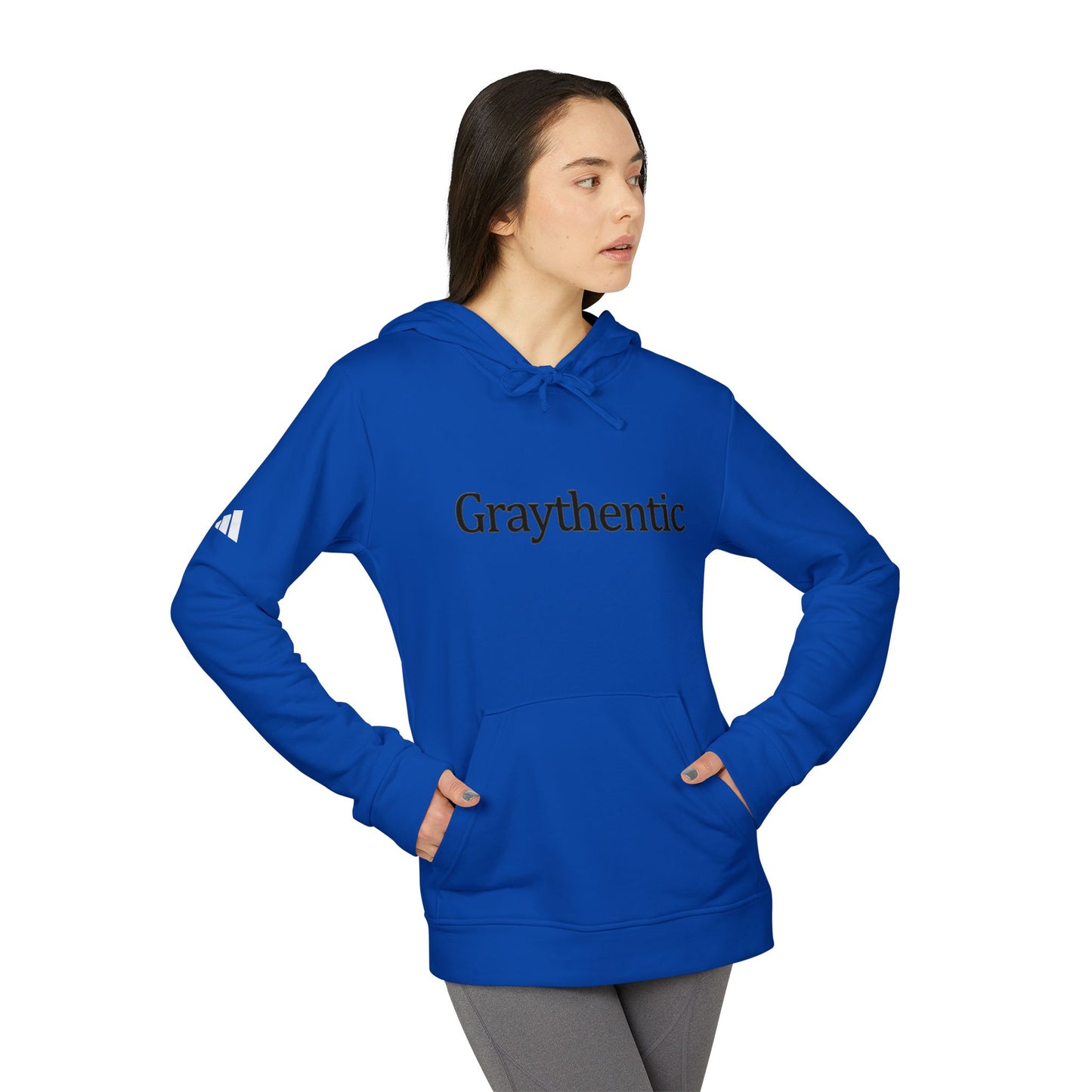 adidas Unisex Fleece Hoodie "Graythentic"