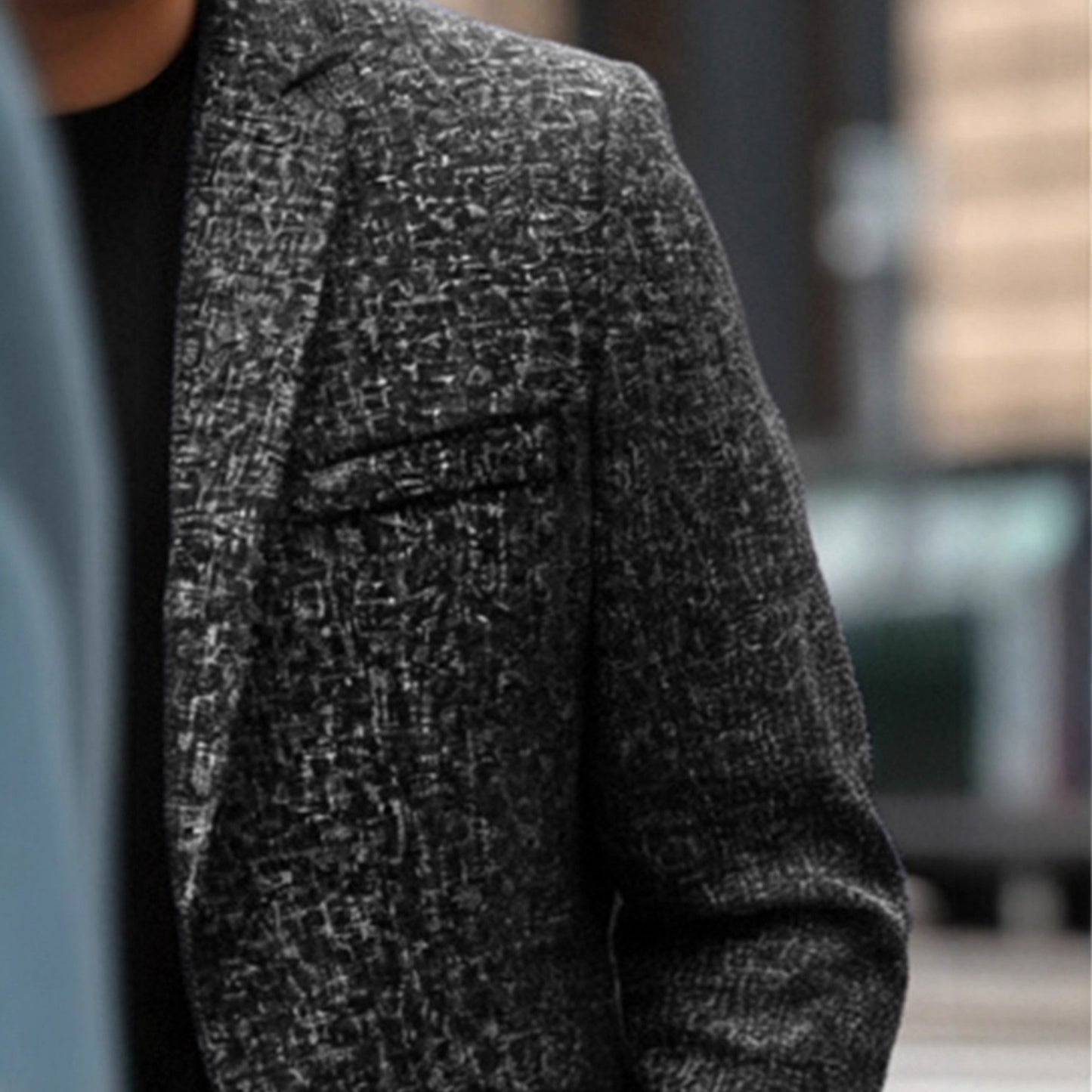 Leisure Suits For Men Coat Single-breasted Jacket
