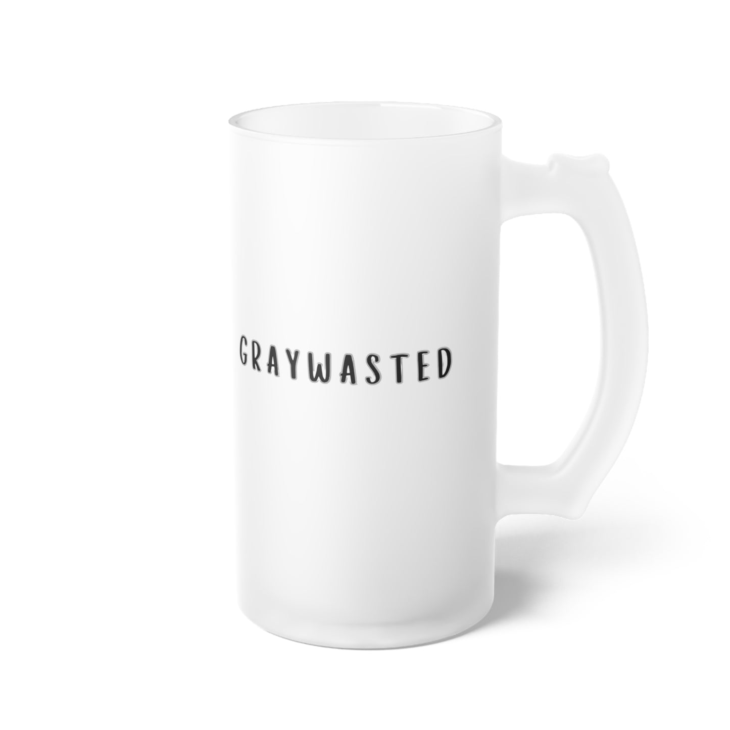 Customized Frosted Glass Beer Mug - Perfect for Parties & Celebrations