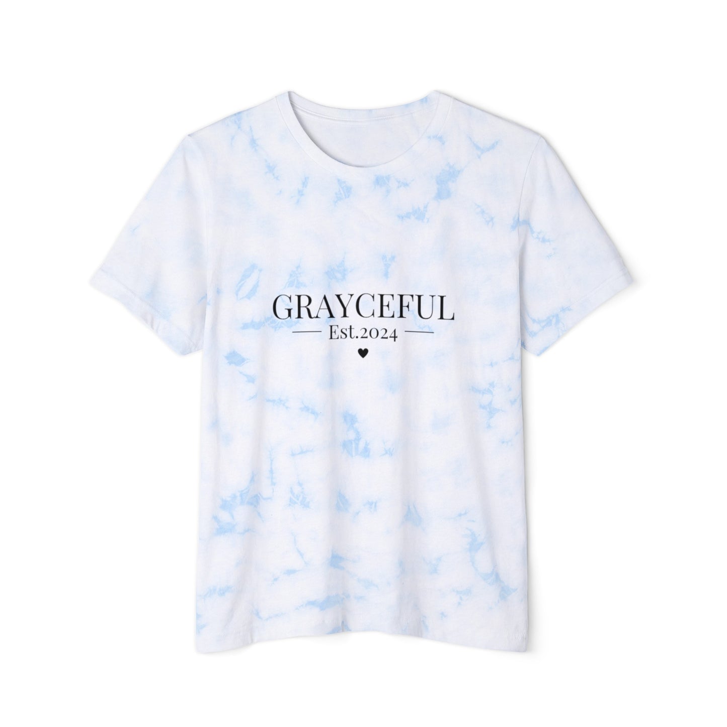 Unisex FWD Fashion Tie-Dyed T-Shirt Grayceful EST 2024