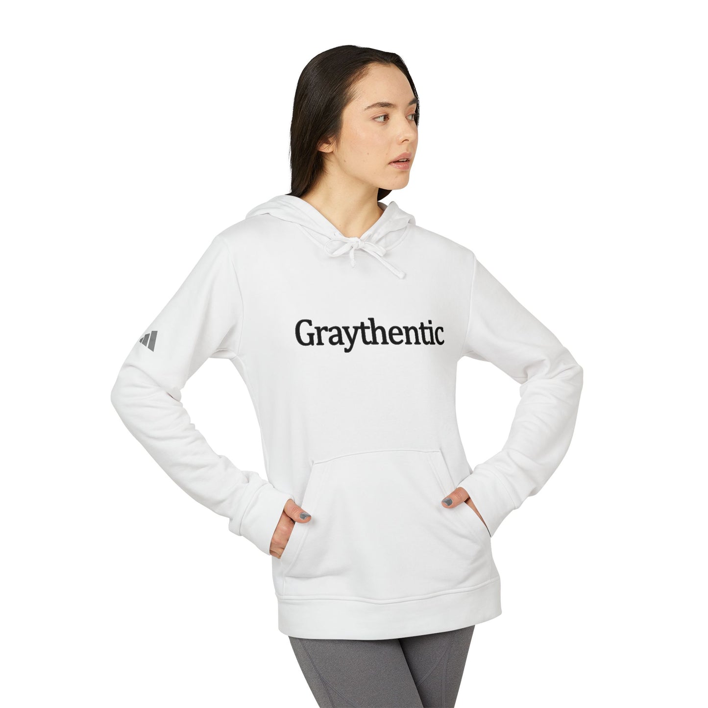 adidas Unisex Fleece Hoodie "Graythentic"