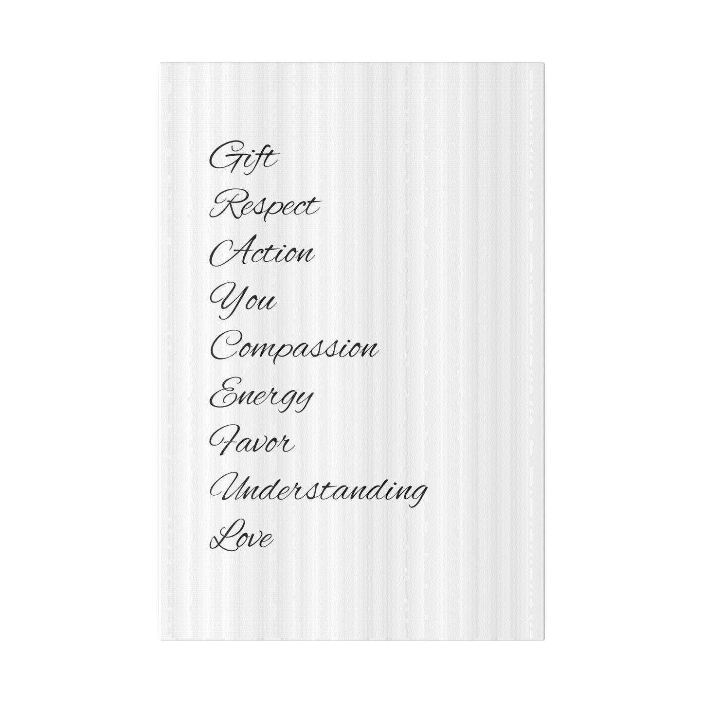 Matte Canvas, Stretched, 0.75"