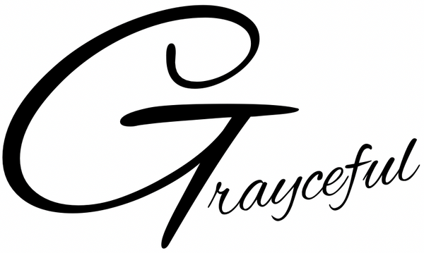 Black cursive 'G' with the word 'Grayceful' below on a white background