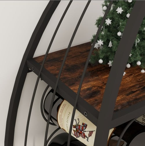Household Universal Simple Two-piece Sailboat Shaped Wine Cabinet Rack