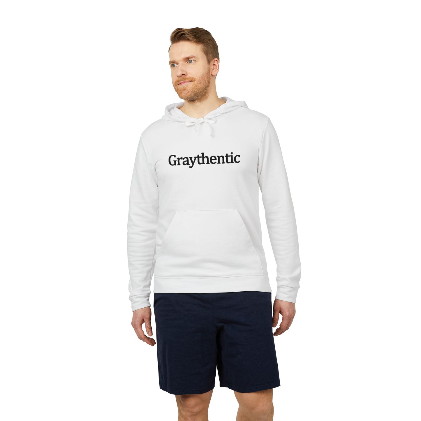 adidas Unisex Fleece Hoodie "Graythentic"