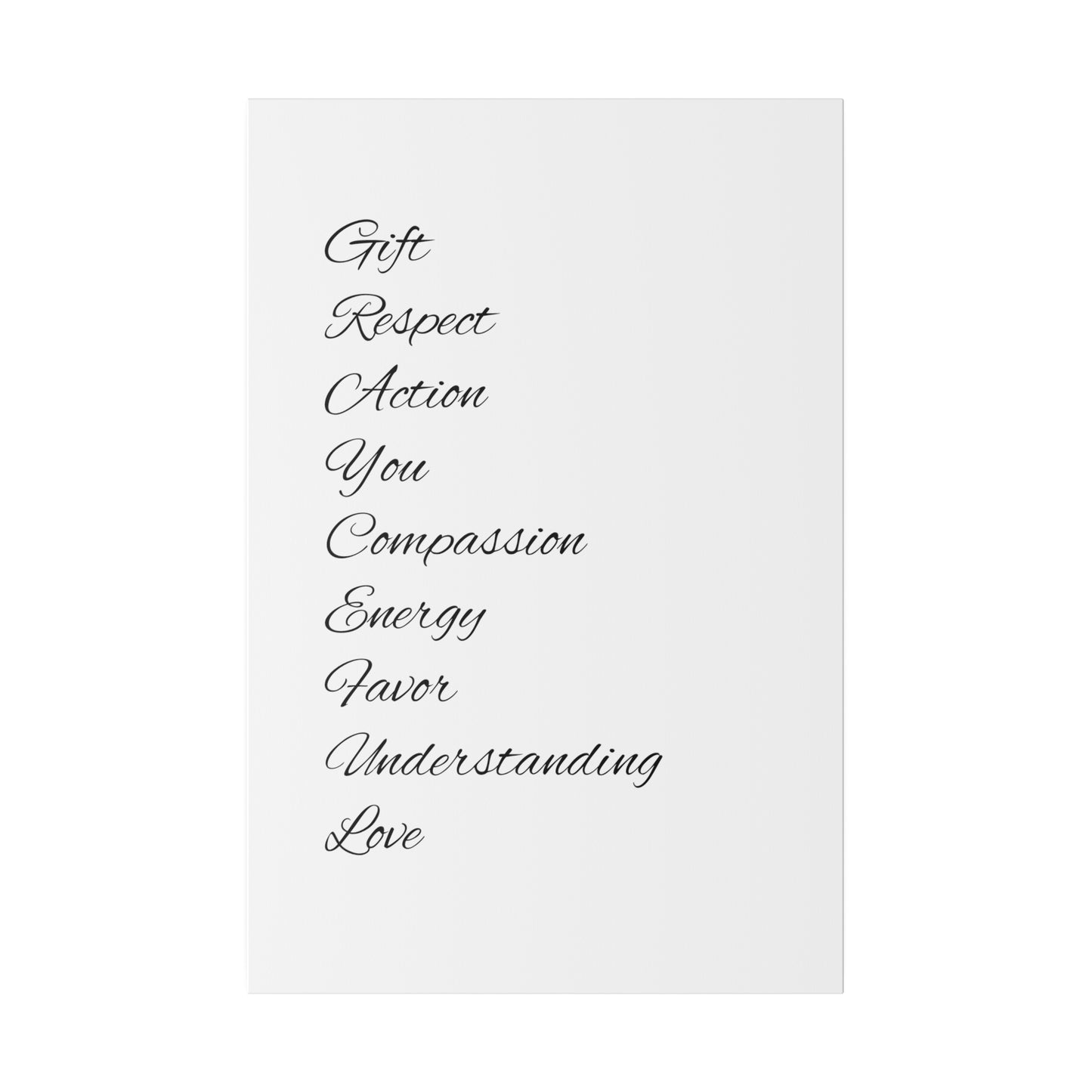 Matte Canvas, Stretched, 0.75"