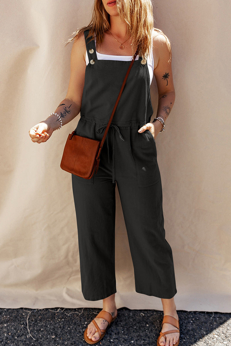 Camisole Jumpsuit Loose Sleeveless