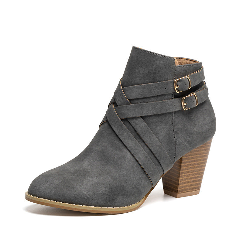 Short Boots Plus Size Height Increasing