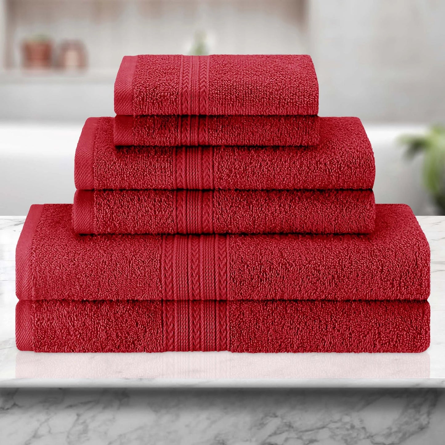 Superior Eco-Friendly 6-Piece Towel Set – Soft, Absorbent, and Sustainable