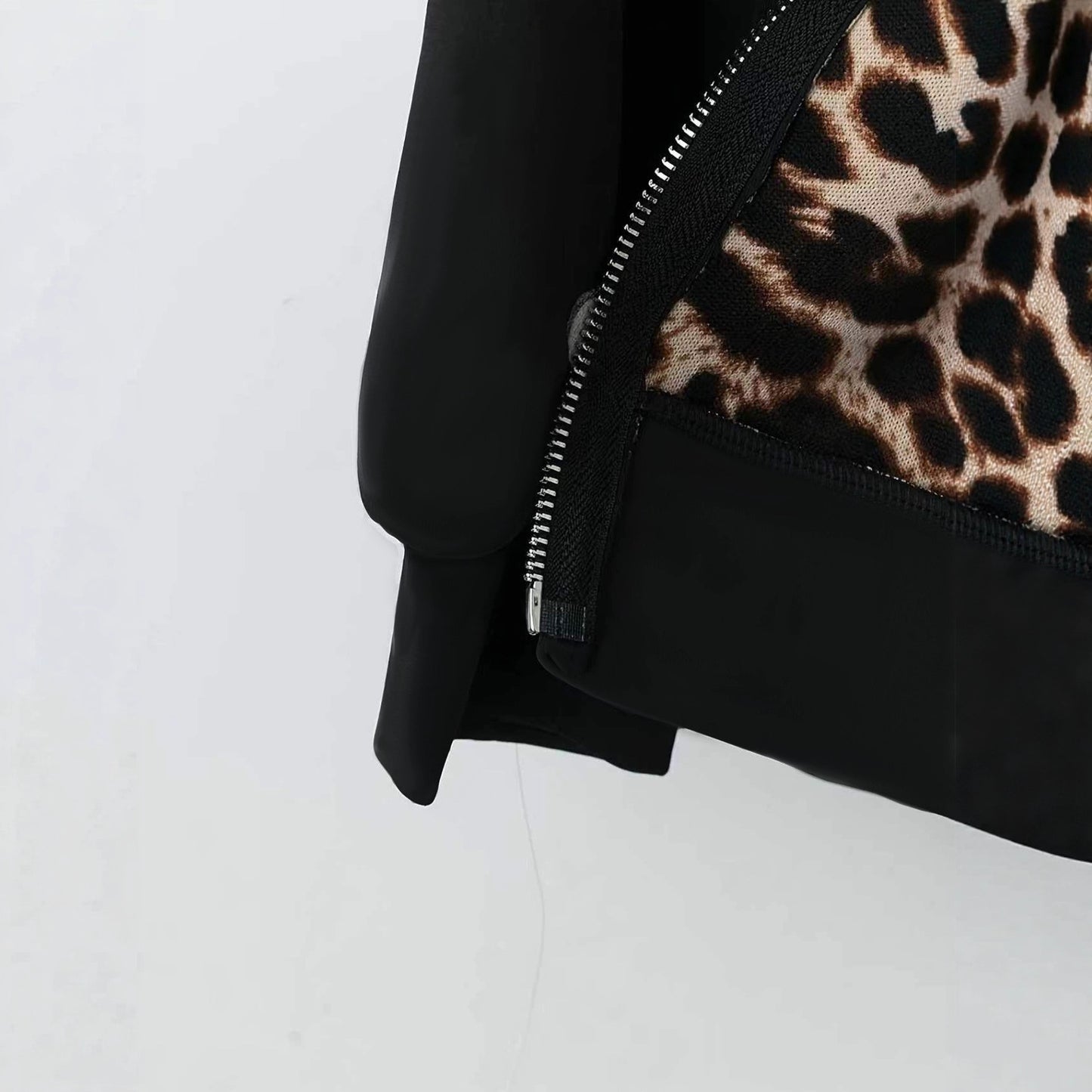Cross-Border Leopard Print hooded sweatshirt