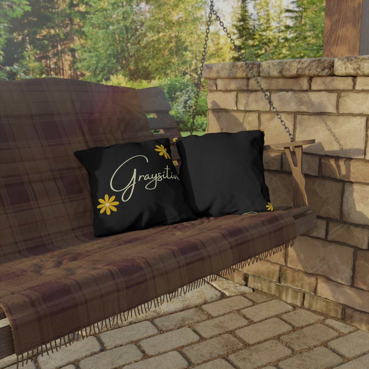Graysitive Outdoor Pillows